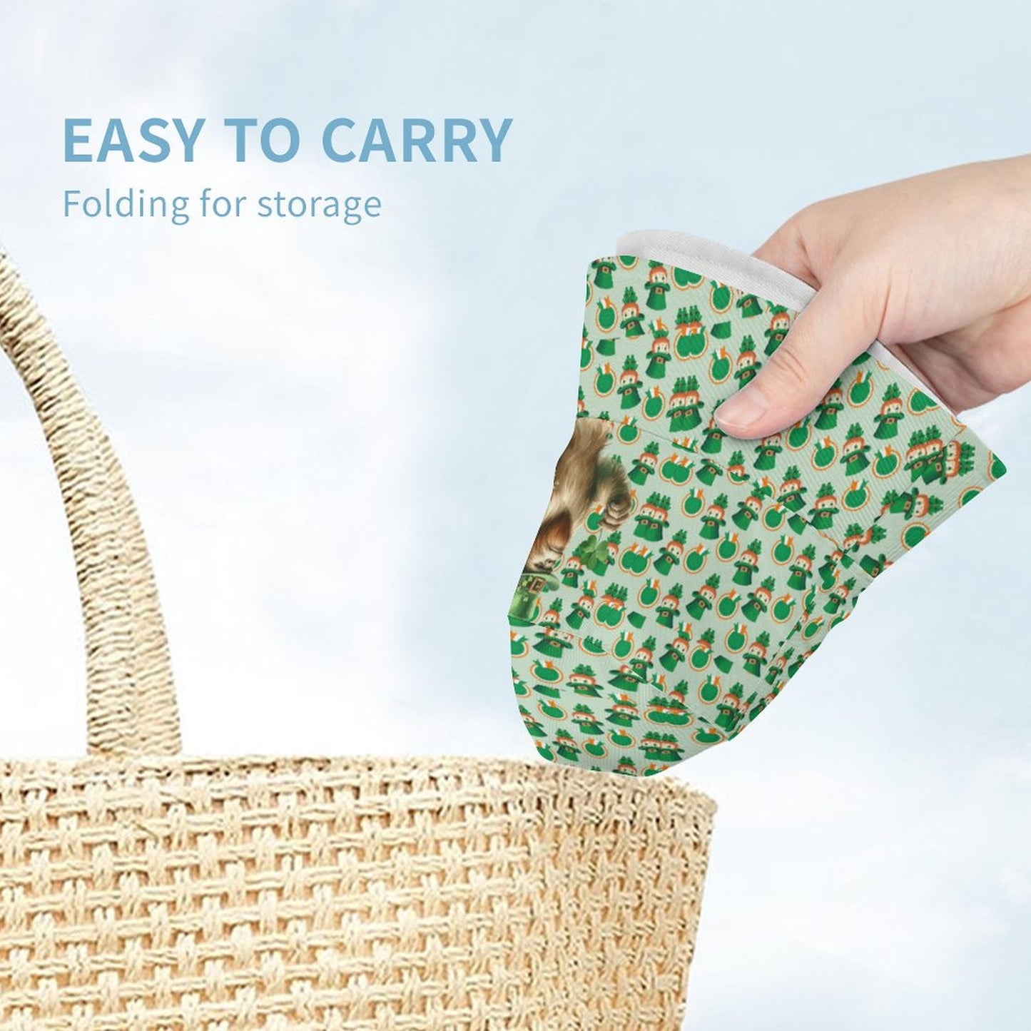 Bigfoot / Sasquatch, St Patrick, Kid’s Bucket Hat