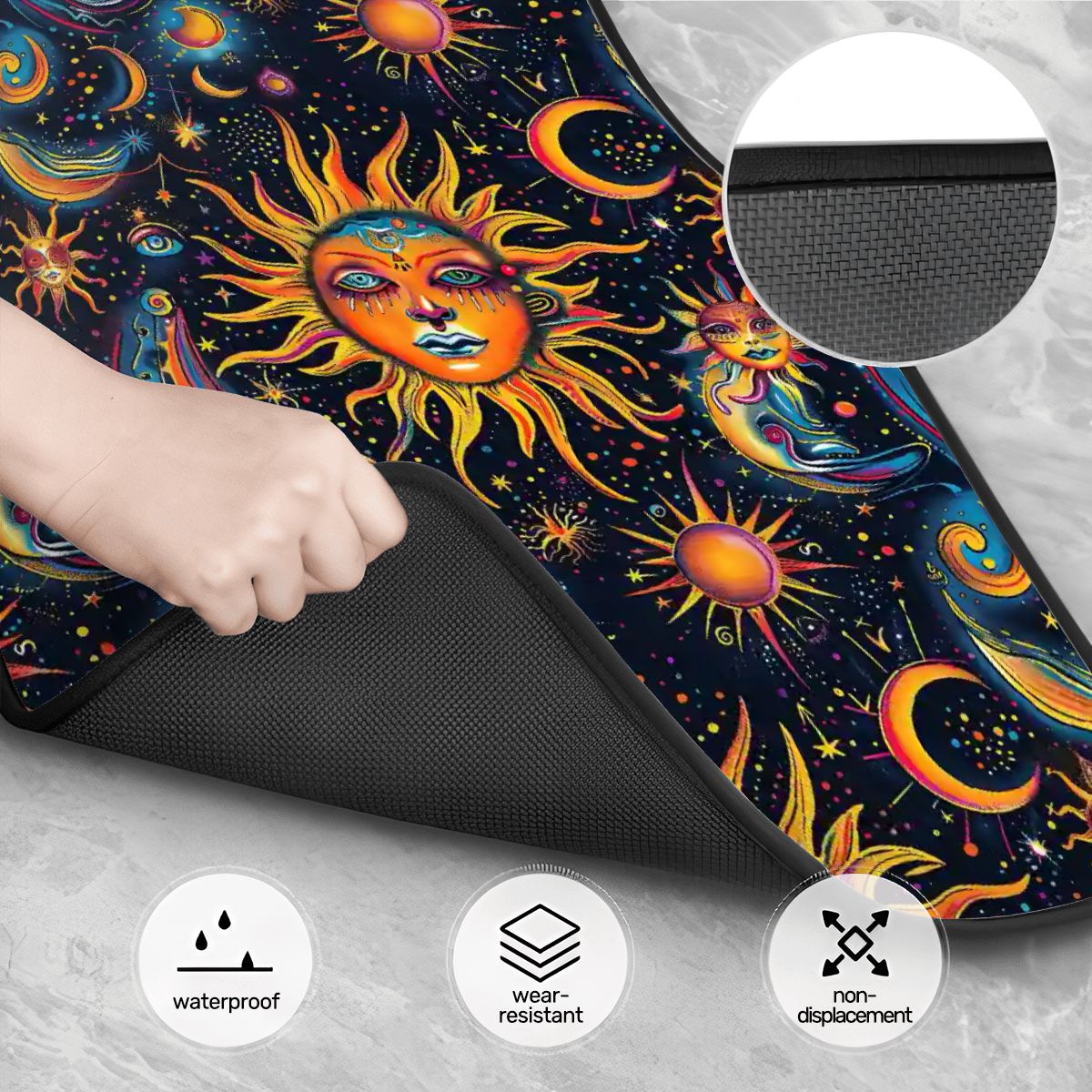 Astrology Designs, 4 Piece Auto Floor Mats