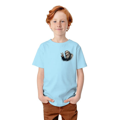 Bigfoot Sasquatch Designs, Kid’s Double Sided Gildan 5000B T Shirt