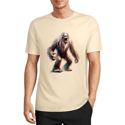 Bigfoot - Sasquatch Scary Short Sleeve Cotton T-Shirt