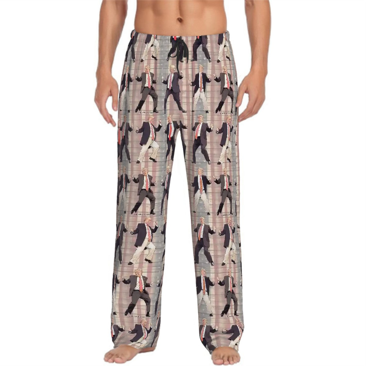 10 Donald Trump Designs, Men’s Polyester, Drawstring, Pajama Pants