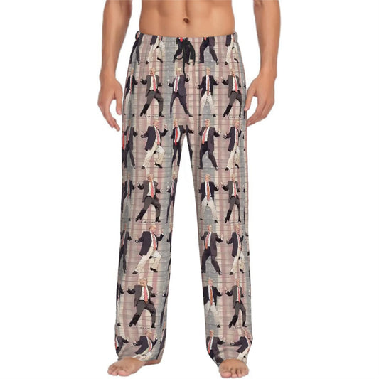 10 Donald Trump Designs, Men’s Polyester, Drawstring, Pajama Pants
