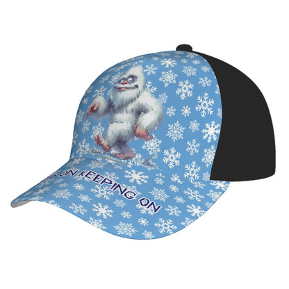 Bigfoot, Sasquatch, Yeti, "Keep on keeping on", Baseball Cap, Polyester Twill