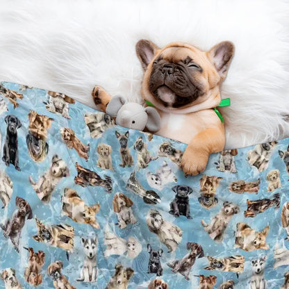 Animal Themed, Fluffy, Soft Dog Blanket - 10 Animal Designs