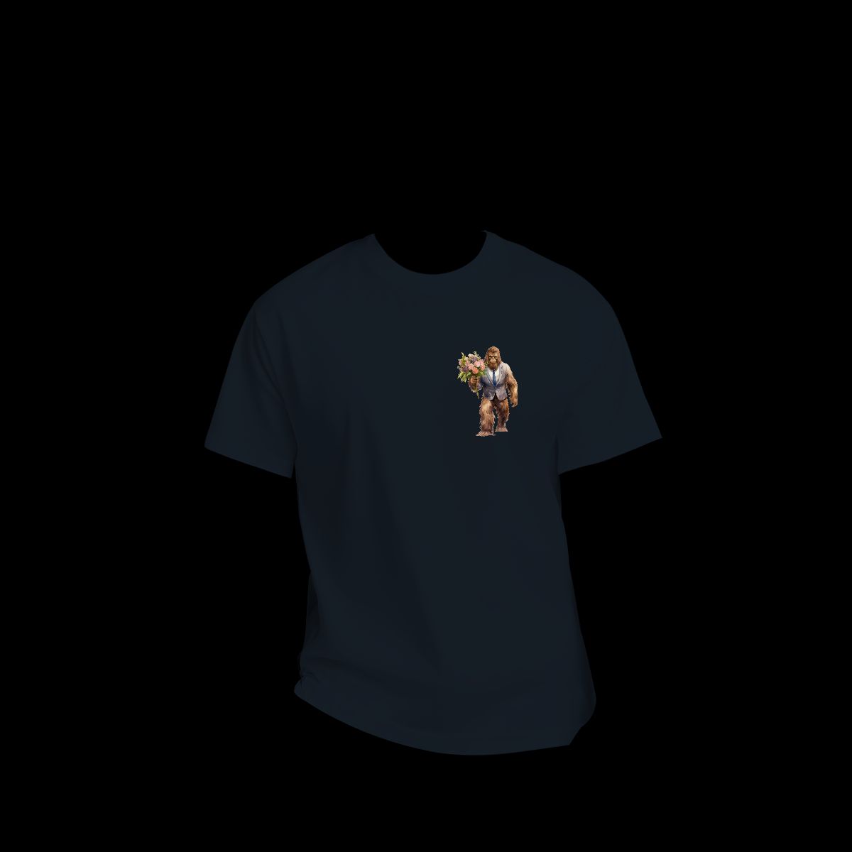 Sarcastic Sasquatch / Bigfoot Short Sleeve T-shirt , 180GSM Cotton