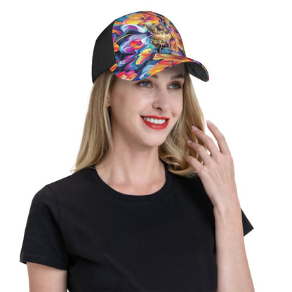 Bigfoot, Sasquatch, "Life is good", Dancing Baseball Cap, Polyester Twill