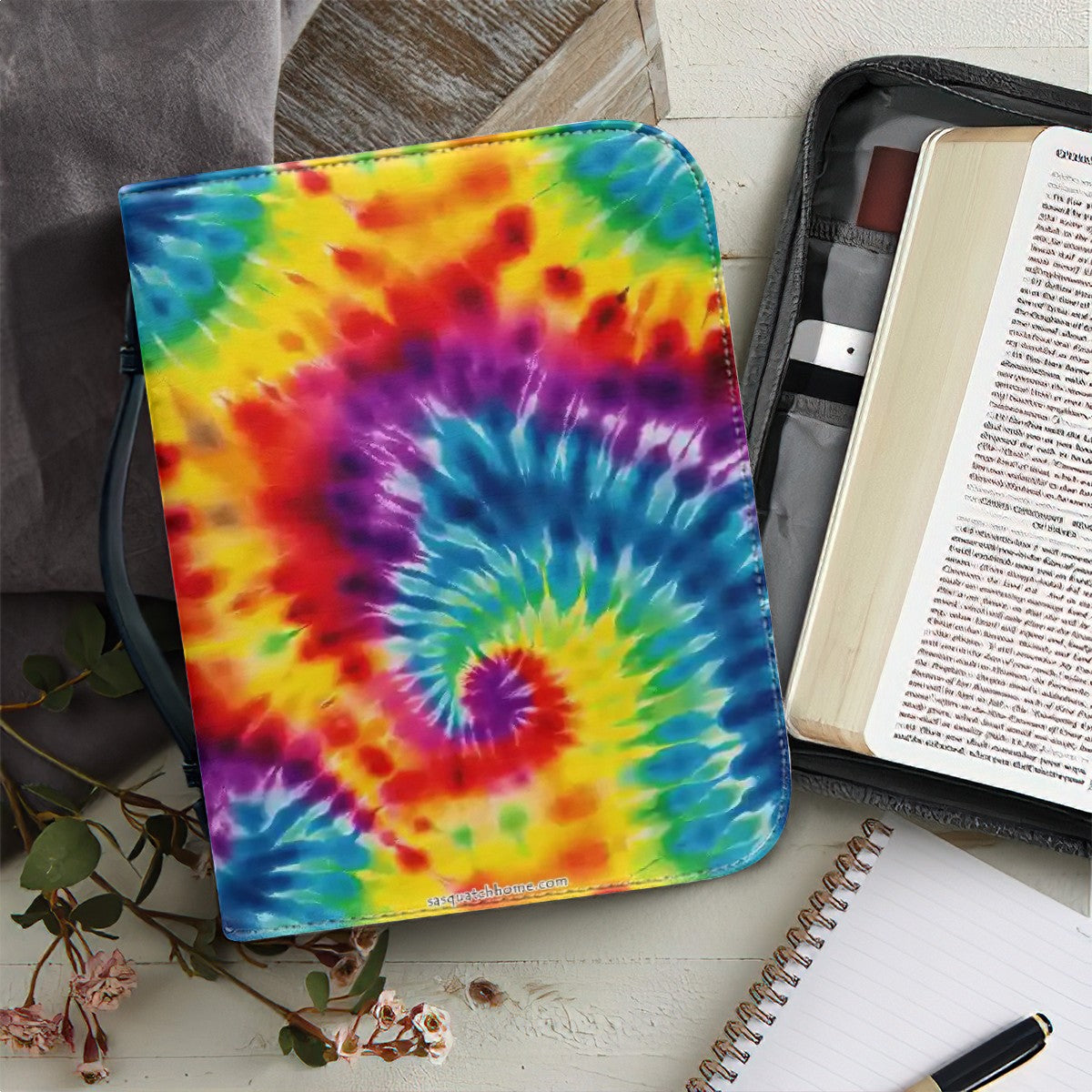 19 Tie Dye Designs, PERSONALIZE Bible / Book Cover / Protector