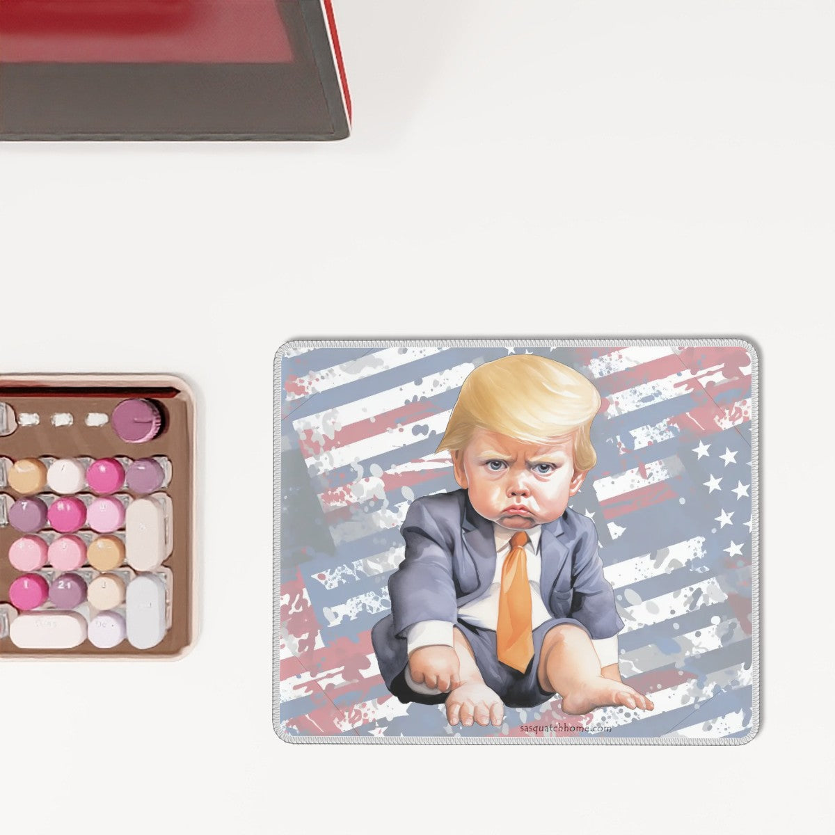Donald Trump, Baby Trump, Mouse Pad with Rubber Lock Edge – 4 Sizes