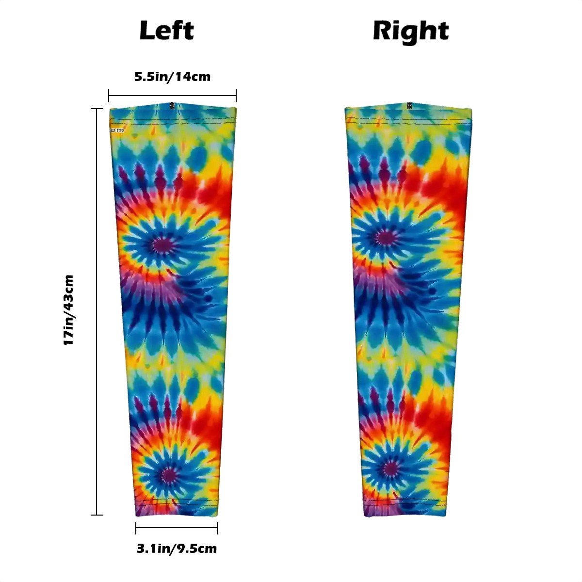 Tie Dye Themed Sun Screen Arm Sleeves - UV Protectant, 19 Designs!
