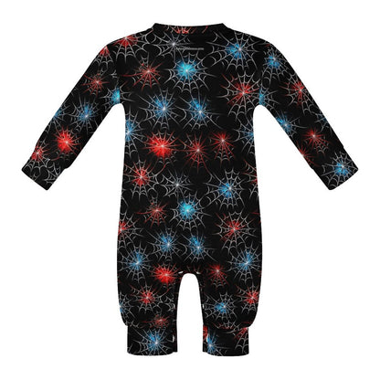 Halloween Bigfoot, Sasquatch, Long Sleeve Baby / Toddler Romper, Faux Cotton