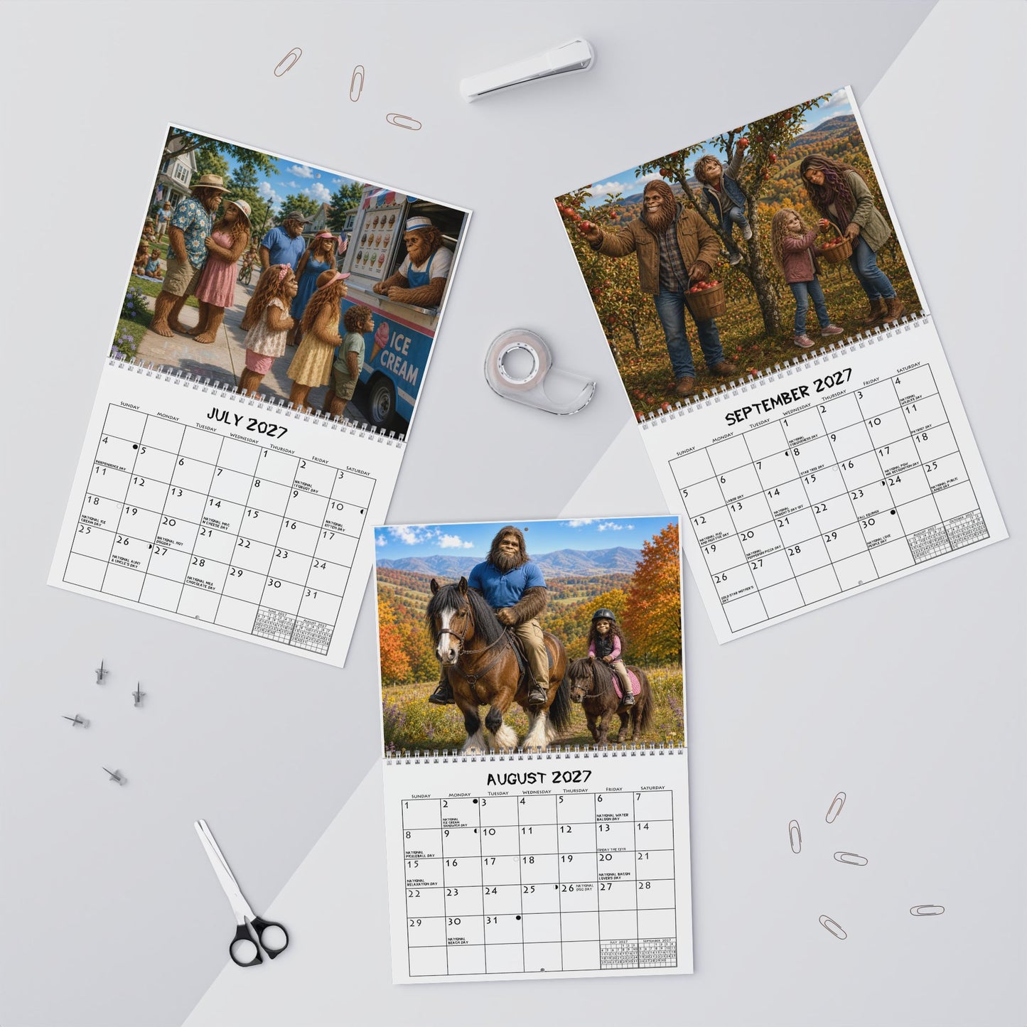 Wall Calendars 11" x 8.5"