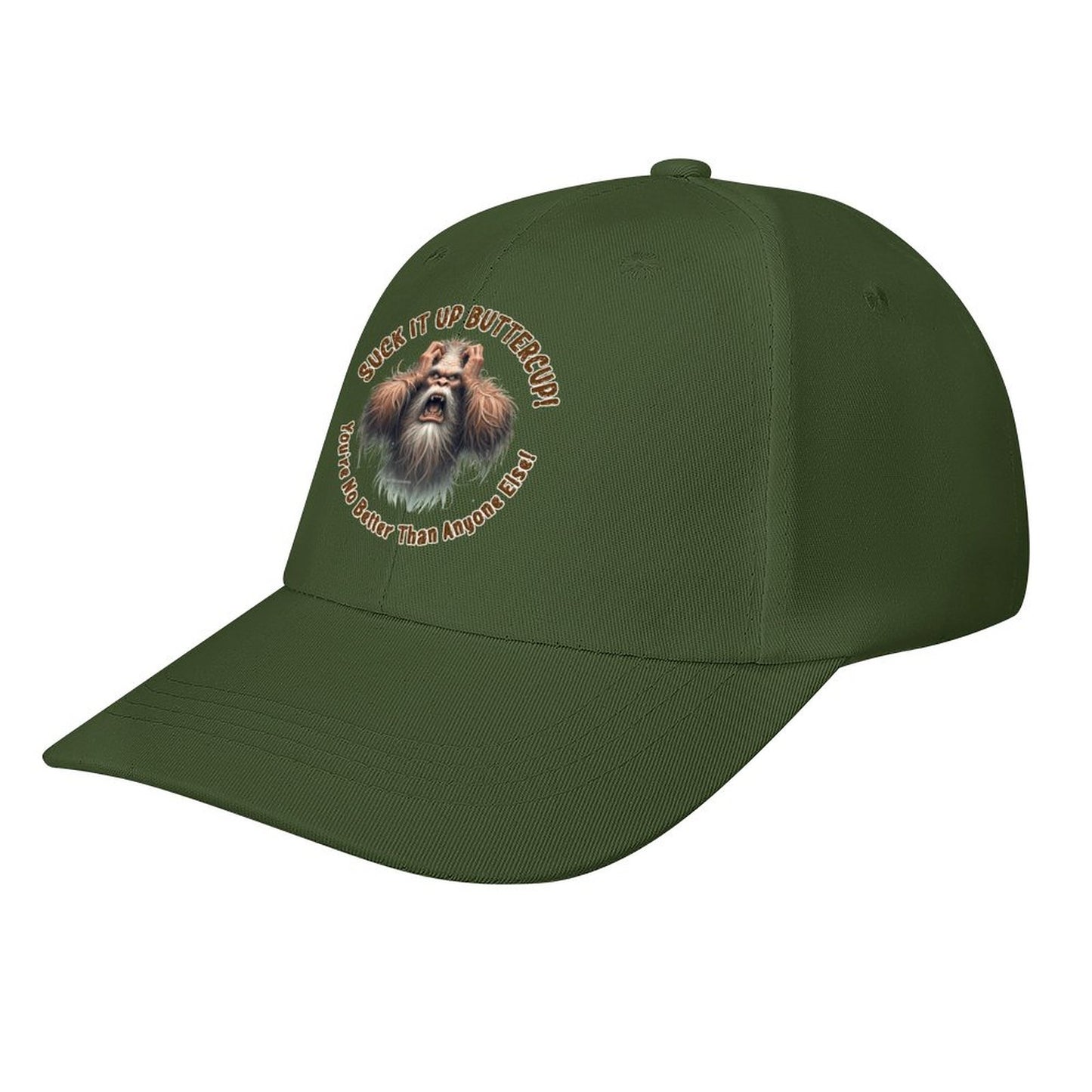 Bigfoot, Sasquatch “Suck it up..", Baseball Cap – 8 Colors