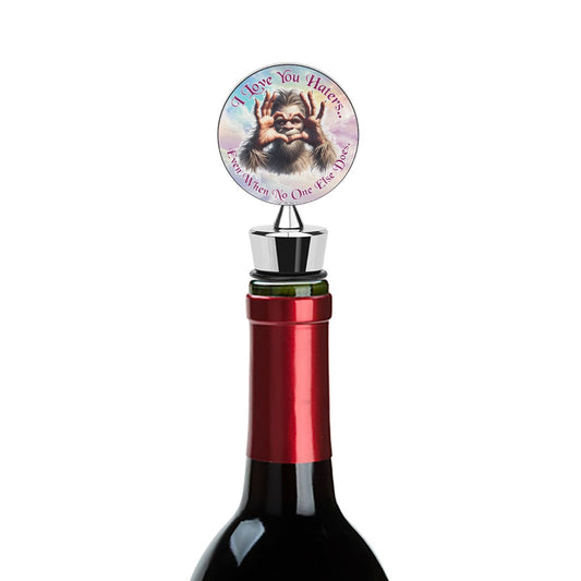 Bigfoot / Sasquatch "I love you..", Wine Bottle Stopper