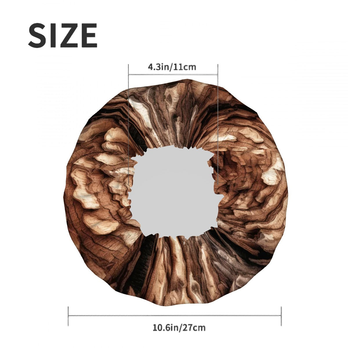 Bigfoot / Sasquatch Blowing Kiss, Reusable Shower Cap