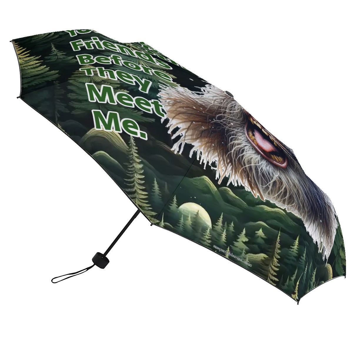 Sasquatch / Bigfoot Designs 38” UV Protection, Water Wicking Umbrella