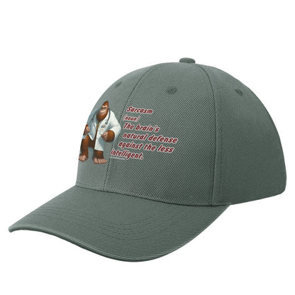 “Sarcastic Sasquatch” Series Polyester Baseball Caps – “Sarcasm…”