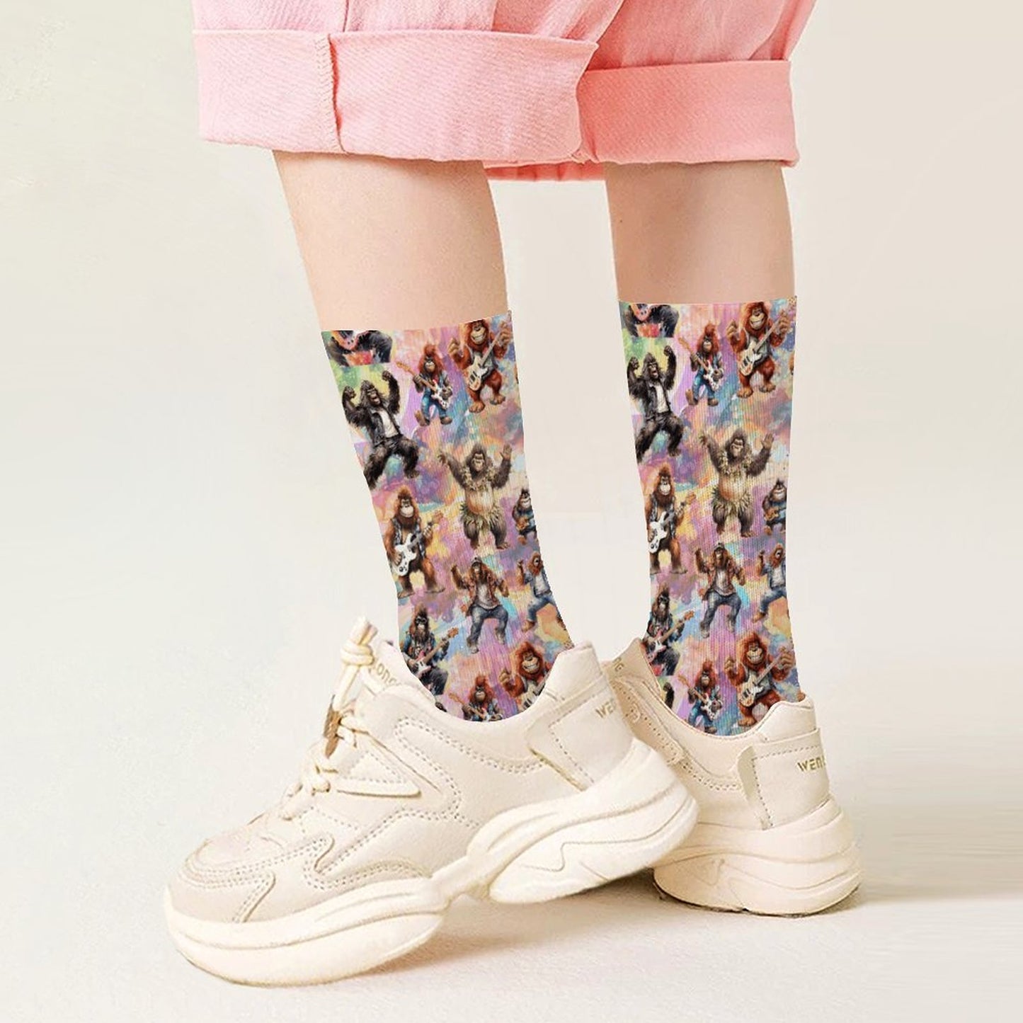 21 Bigfoot Sasquatch Designs, Children’s Polyester Socks