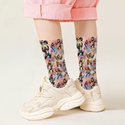 21 Bigfoot Sasquatch Designs, Children’s Polyester Socks