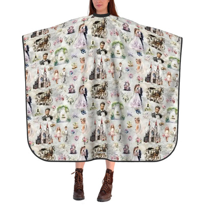 Many Awesome Designs Adult Hair Cutting Cape, aliens, military, wedding, smurfs