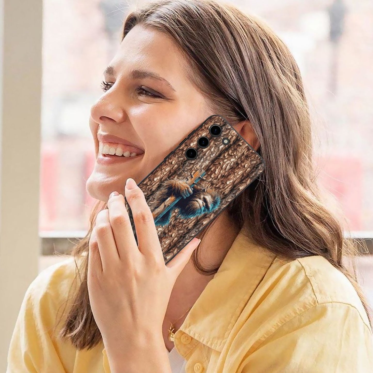 Bigfoot / Sasquatch Hiding, Samsung S23 Series TPU Cell Phone Case