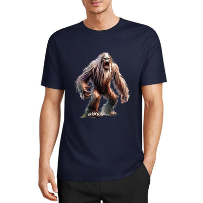 Bigfoot - Sasquatch Scary Short Sleeve Cotton T-Shirt