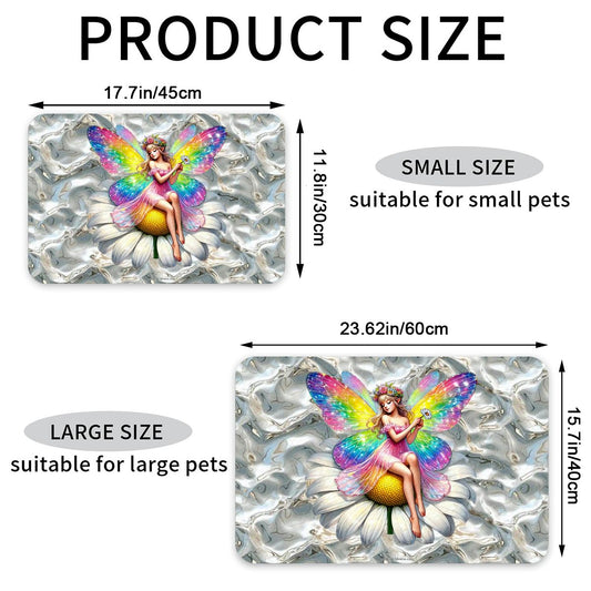 Fairy, Waterproof Pet Food Mat
