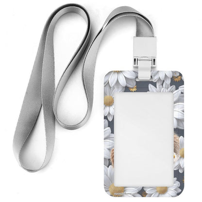 Sasquatch "Smell the Flowers" Vertical ID Badge Holder