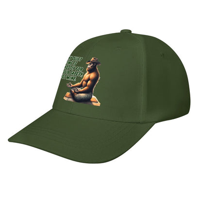 Bigfoot / Sasquatch “My quiet time..", Baseball Cap – 8 Colors