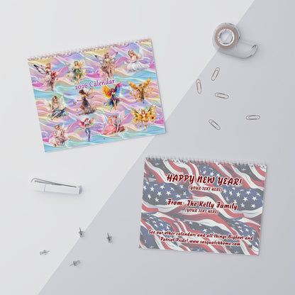 Fairy, Fantasy,  2026 8x11 inch Wall Calendar  Personalize It! Home Decor, Gift for Holidays, Office Organization