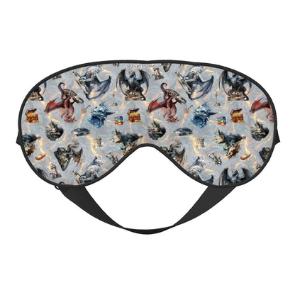 Dragon / Medieval, Sleep Mask with Adjustable Buckle