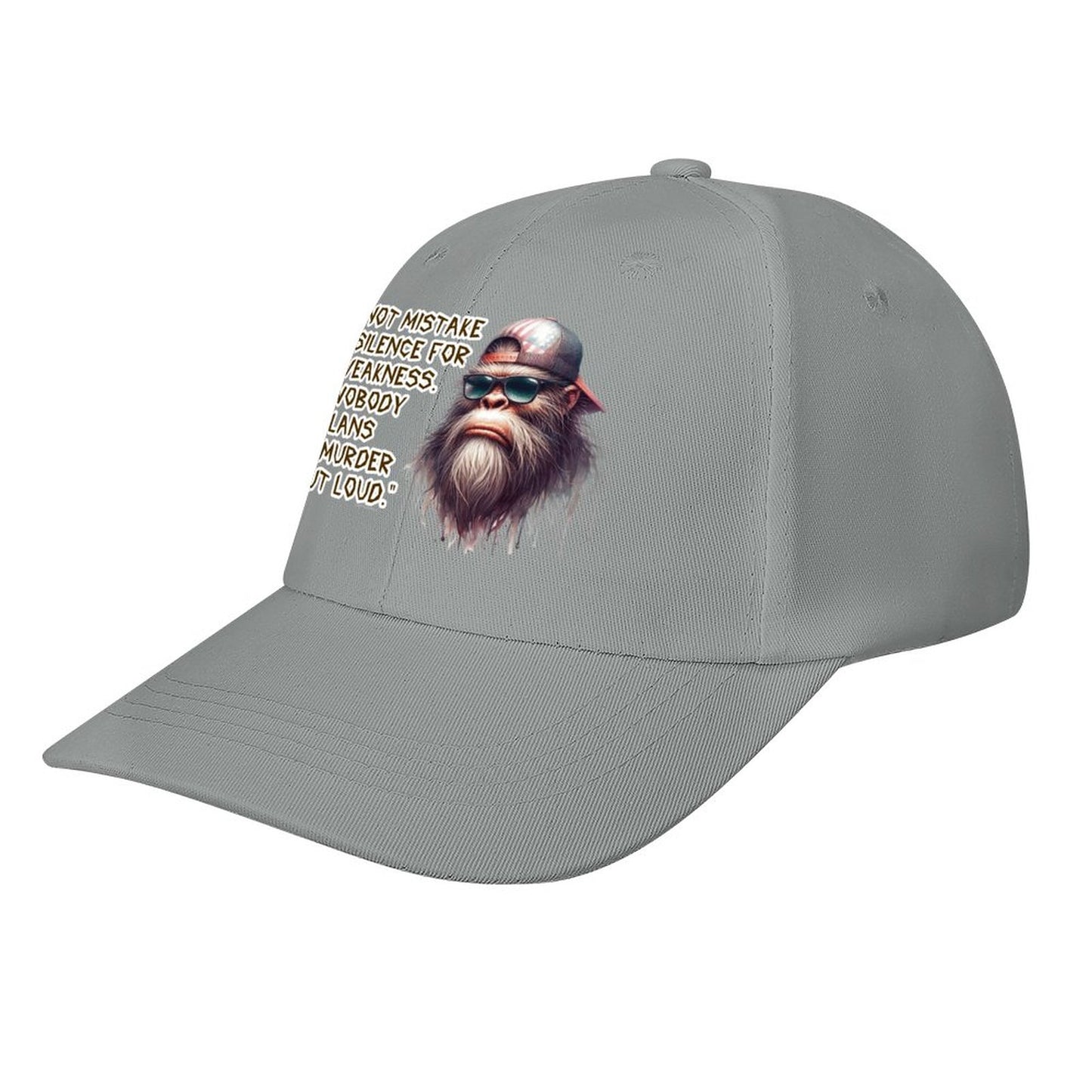 Bigfoot / Sasquatch “Do not mistake..", Baseball Cap – 8 Colors