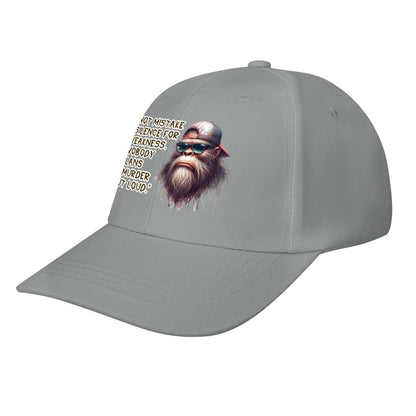 Bigfoot / Sasquatch “Do not mistake..", Baseball Cap – 8 Colors