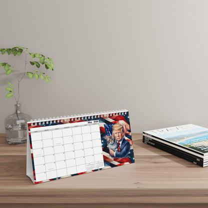 2026 Donald Trump Desk Calendar, Political Desk Calendar, Fun Desk Decor, Gift for Supporters, Office Humor Calendar