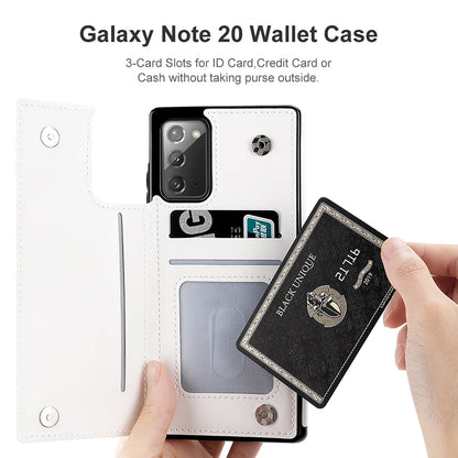 Flip Phone Case / wallet for Samsung Note20 Series- Animals Collection, dog, cat, pig, horse, cow