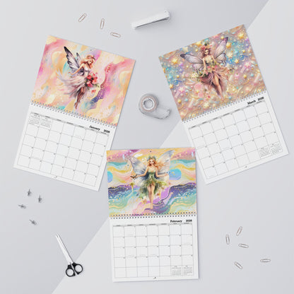 Fairy, Fantasy,  2026 8x11 inch Wall Calendar  Personalize It! Home Decor, Gift for Holidays, Office Organization