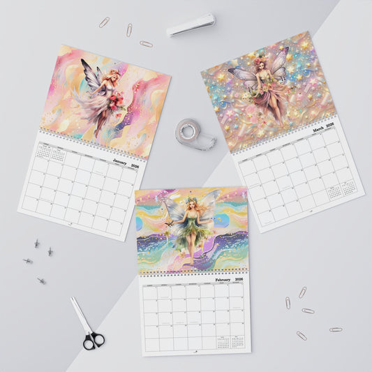 Fairy, Fantasy,  2026 8x11 inch Wall Calendar  Personalize It! Home Decor, Gift for Holidays, Office Organization