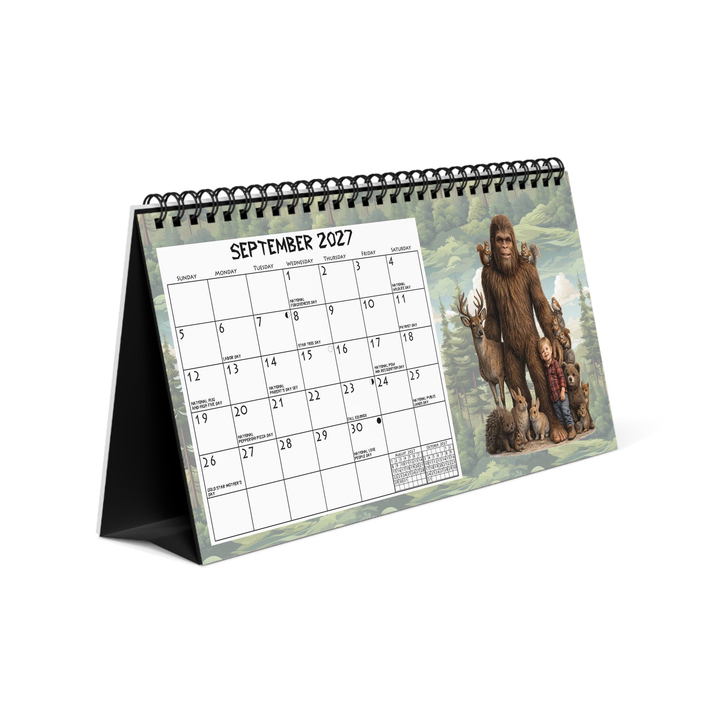 Bigfoot 10" x 5" Desktop Calendar