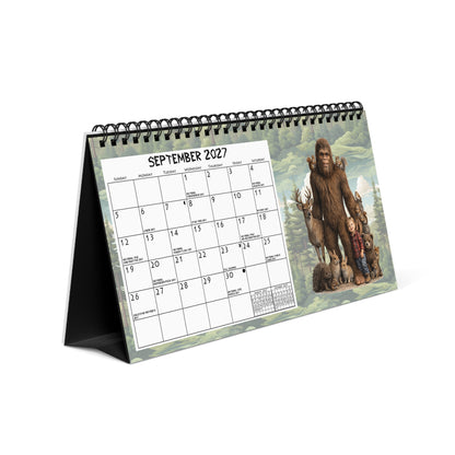Bigfoot 10" x 5" Desktop Calendar