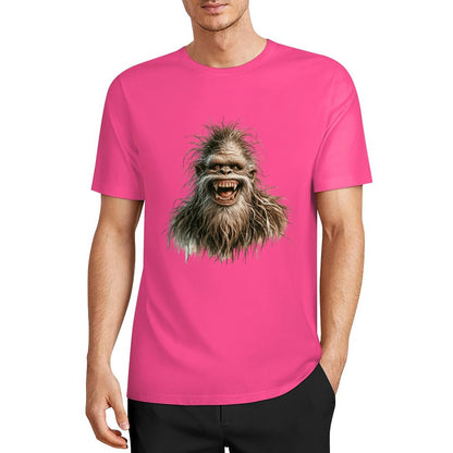 Bigfoot - Sasquatch Silly Short Sleeve Cotton T-Shirt