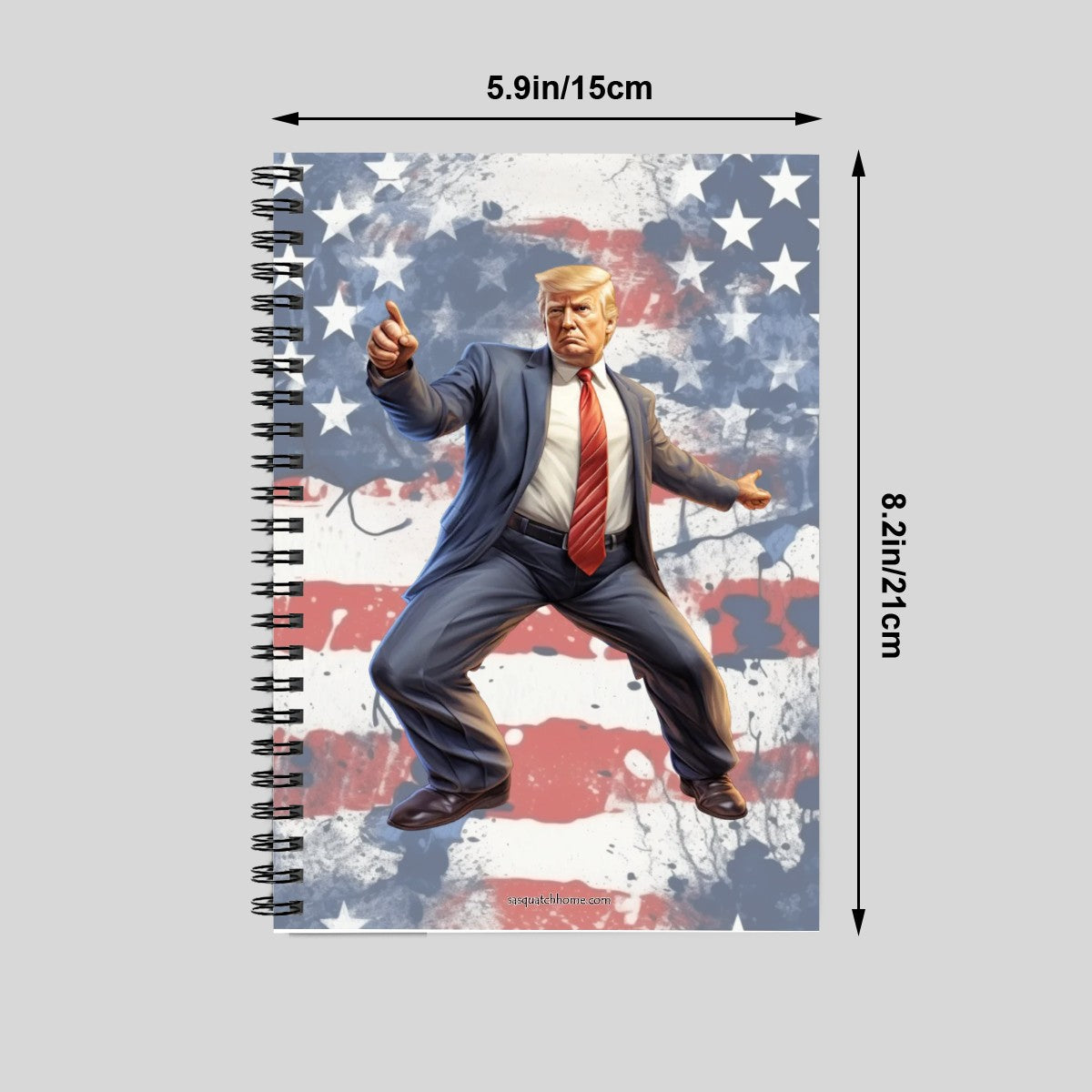 Dancing Donald Trump Spiral Notebook