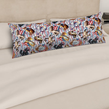 8 Patriot Designs, Long Body Pillow Case