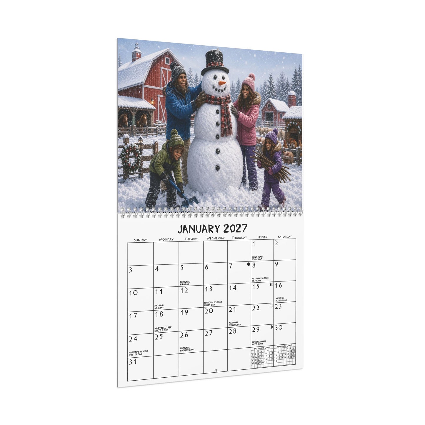 Wall Calendars 11" x 8.5"