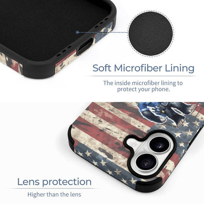 Bigfoot / Sasquatch "Bigfoot always backs..", Microfiber iPhone 16 Cases