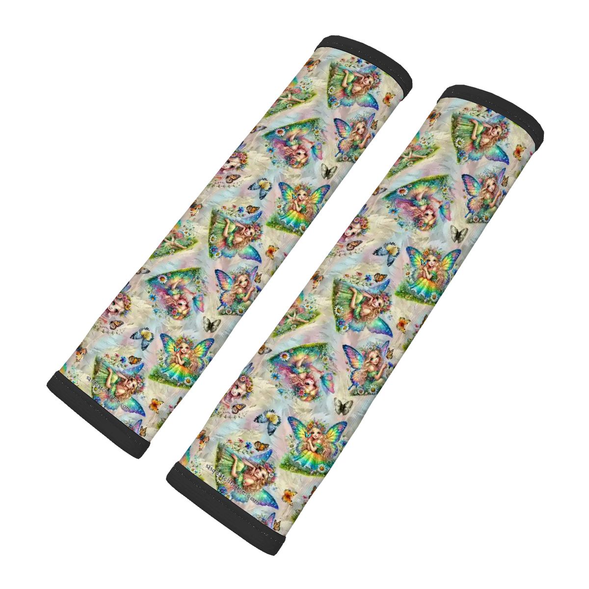6 Fairy Designs, Seat Belt Cover Pad For Adults 2 Pcs