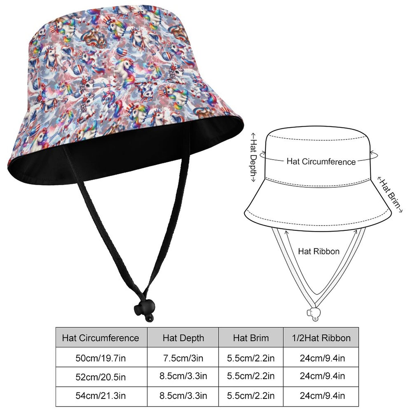 8 Patriot Designs, Kid’s Bucket Hat