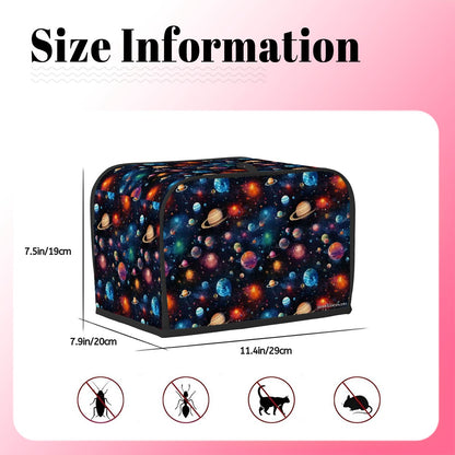 12 Galaxy Space Designs, 2 Slice Toaster Cover