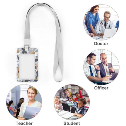 Sasquatch "Smell the Flowers" Vertical ID Badge Holder