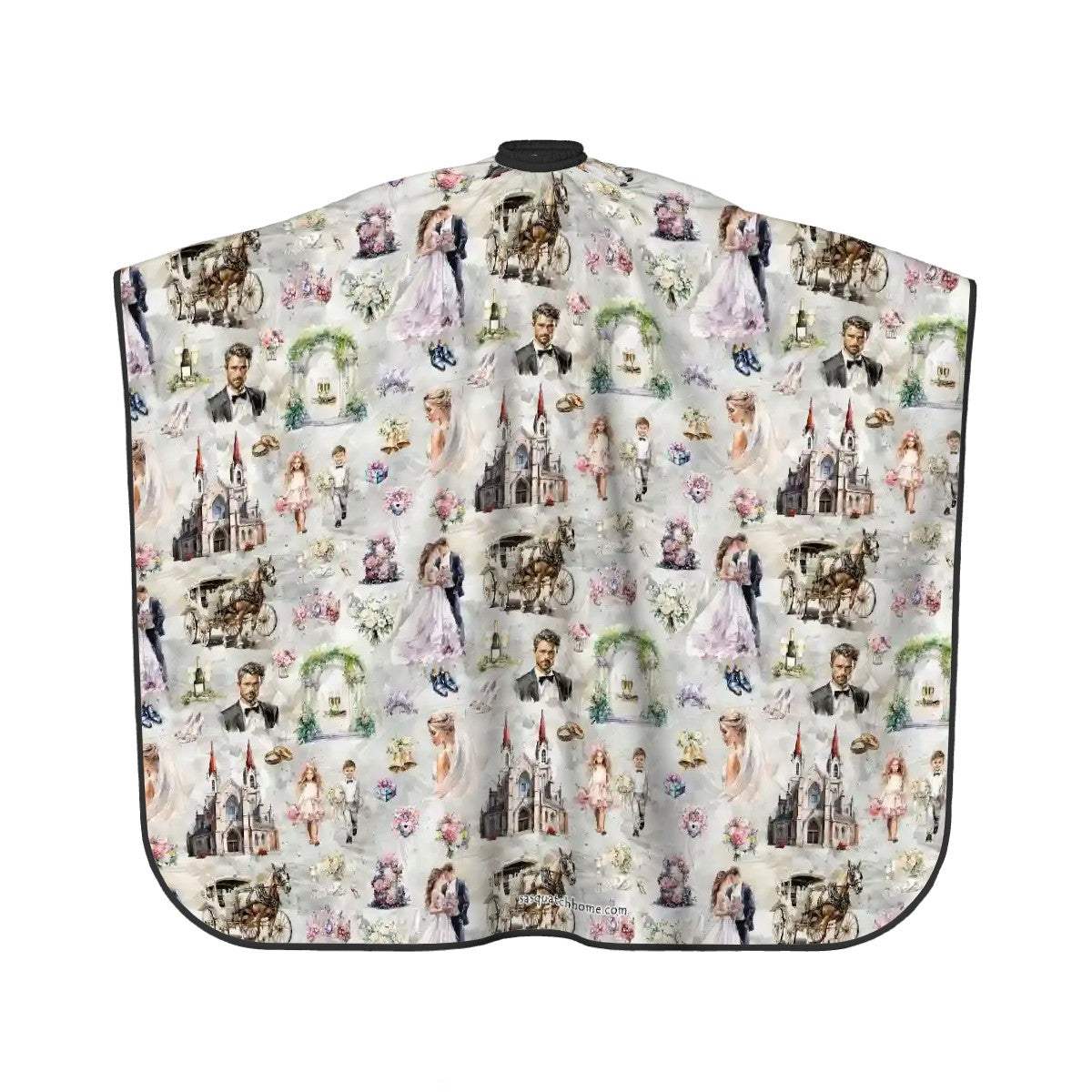 Many Awesome Designs Adult Hair Cutting Cape, aliens, military, wedding, smurfs