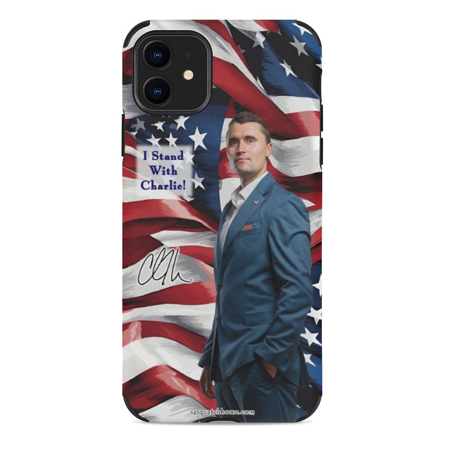 Charlie Kirk Memorial, Microfiber iPhone Case for iPhone 11 Series