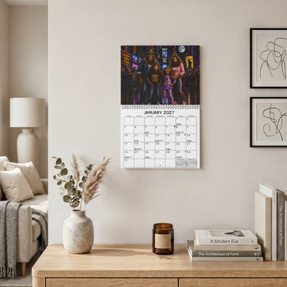 Bigfoot & Family 2027 Spiral Spine Wall Calendar